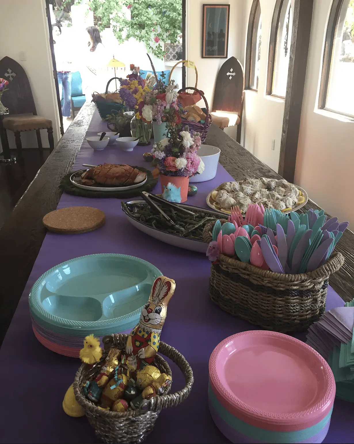Easter Table Display